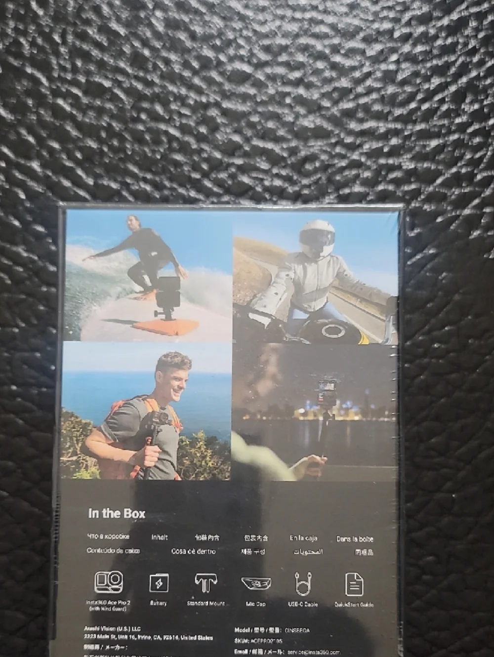 Insta360 Ace Pro 2 8K Action Camera — Black with Red Accent